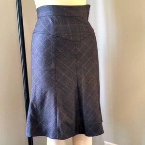 Diane Von Furstenberg Wool Midi Skirt, Sz. 6